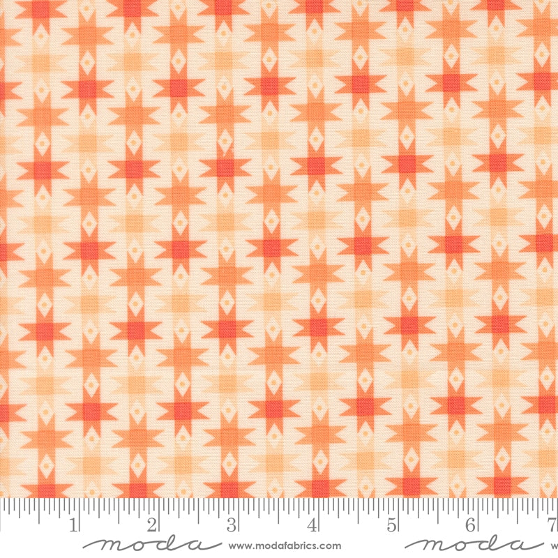 Popcorn Ribbon Stars in Peach - by Elizabeth Hartman for Moda (Preorder)