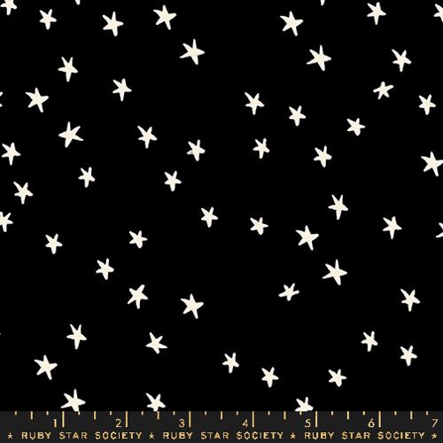 Starry - 108" Wideback in Black - RS4111 50 - Half Yard