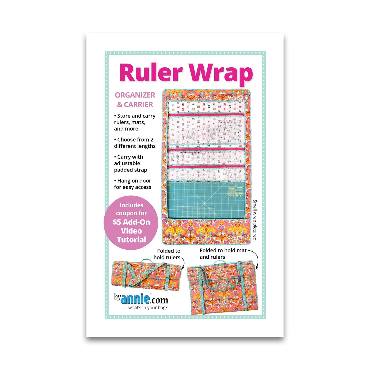 Ruler Wrap - Patterns by Annie - Paper Pattern - PBA270