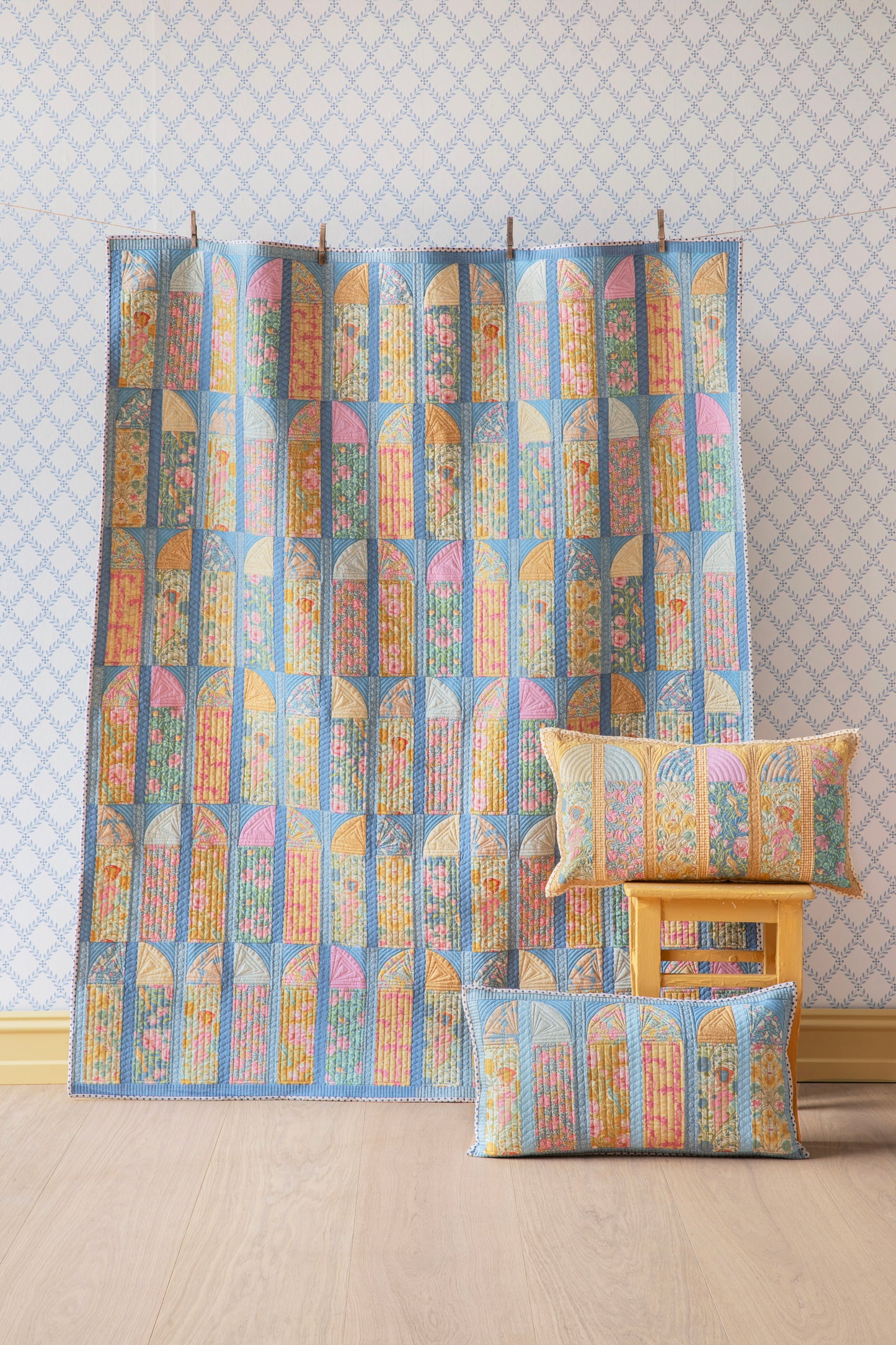 Garden View Quilt Kit {Blue} - Songbird Collection by Tilda Fabrics (Preorder)