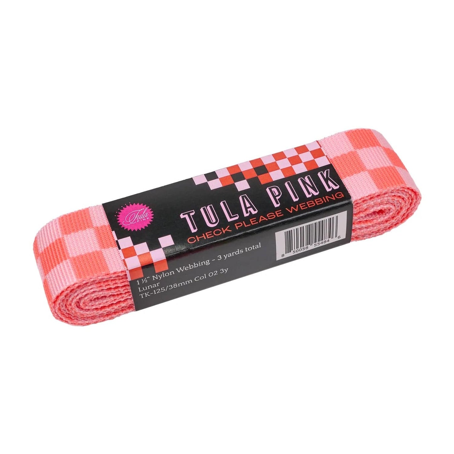 1-1/2" Webbing - Check Please in Lunar - Tula Pink Untamed - Three Yard Pack