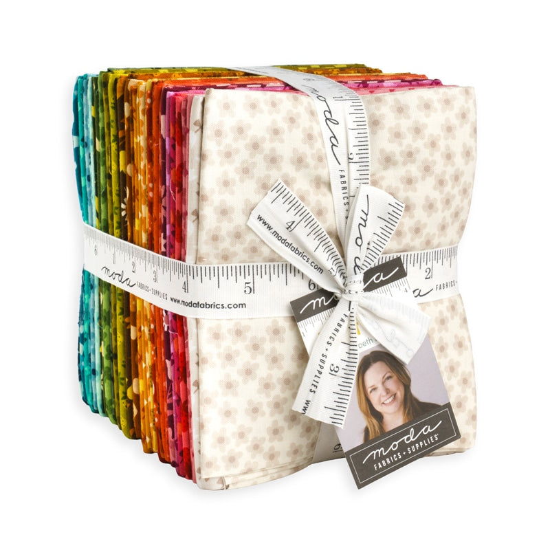 Moda's Toast and Jam Fat Quarter Bundle by Elizabeth Hartman. 37 fat quarters of cotton quilting fabric, 18 in x 21 in, SKU 51290AB