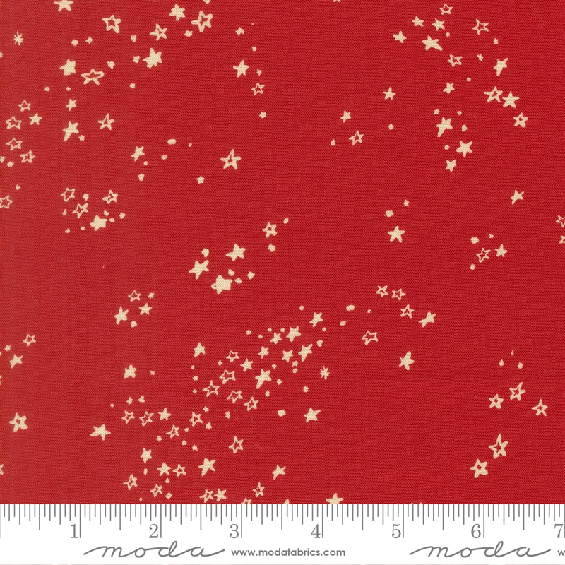 Starry Night Red - Twinkle and Tinsel by Fancy That Design House for Moda - Half Yard Fabric (Preorder)