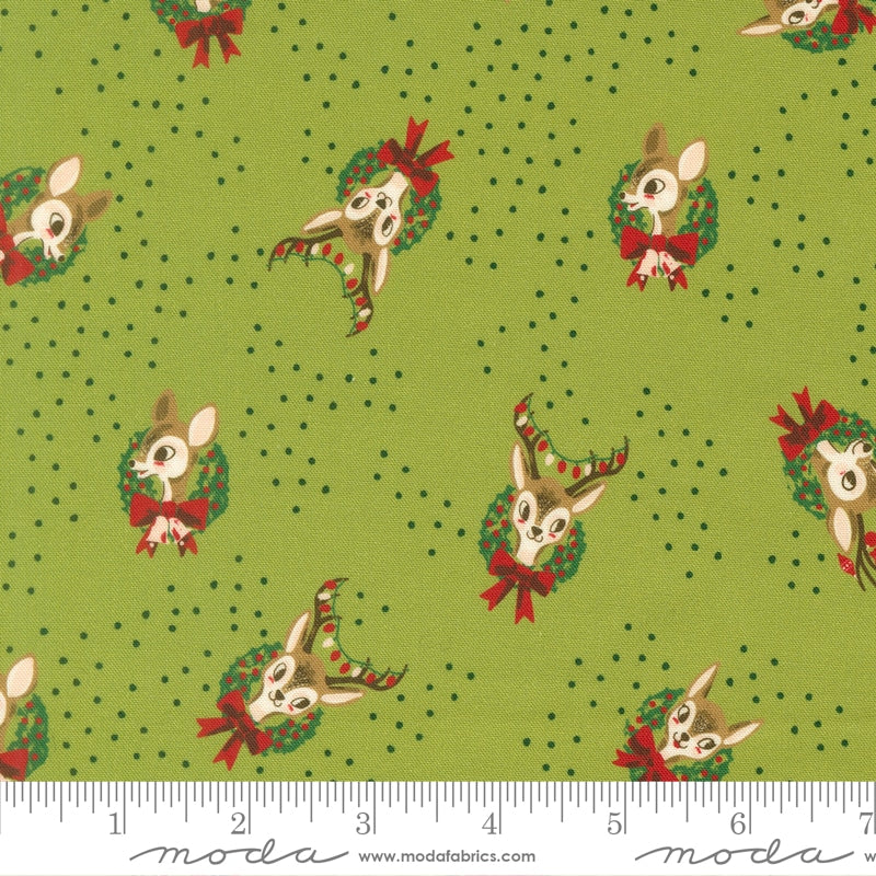 Darling Deer Fern - Twinkle and Tinsel by Fancy That Design House for Moda - Half Yard Fabric (Preorder)