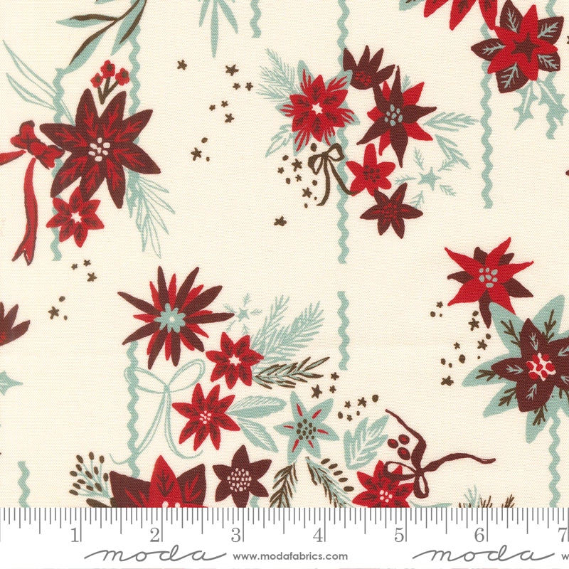 Holiday Bloom Snow - Twinkle and Tinsel by Fancy That Design House for Moda - Half Yard Fabric (Preorder)
