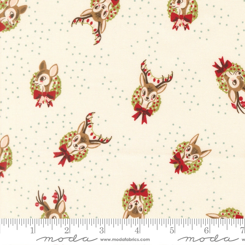 Darling Deer Snow - Twinkle and Tinsel by Fancy That Design House for Moda - Half Yard Fabric (Preorder)