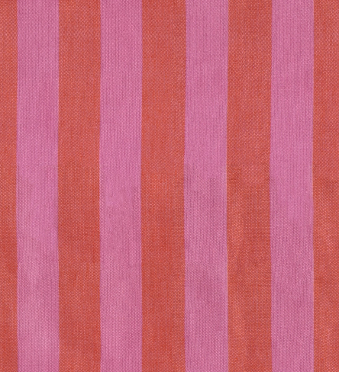 Moda's pink and coral vertical stripes cotton quilting fabric Warp Weft Daisy Days by Ruby Star Society's Alexia Abegg