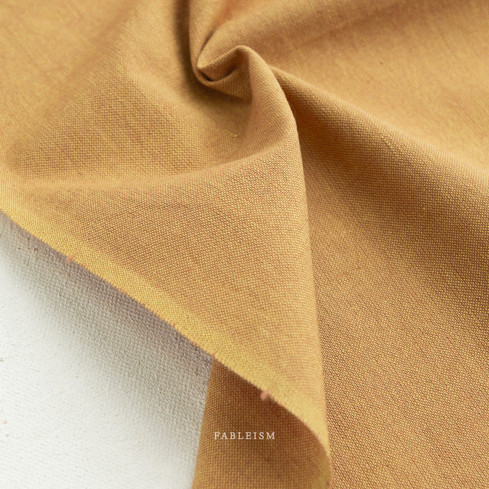 Watercolor Wovens - Watercolor Wovens in Ochre - Fableism Supply Co - WW-190-OCHRE - Half Yard