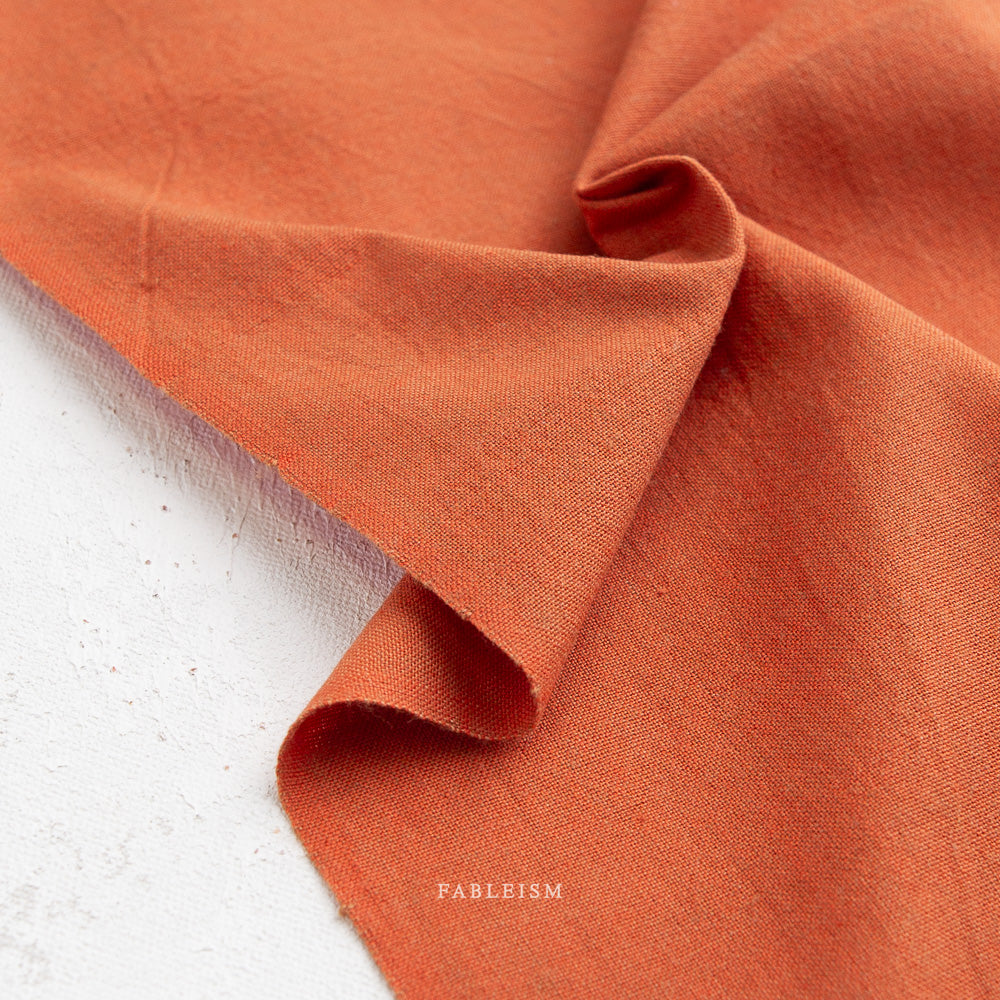 Watercolor Wovens - Watercolor Wovens in Poppy - Fableism Supply Co - WW-390-POPPY - Half Yard