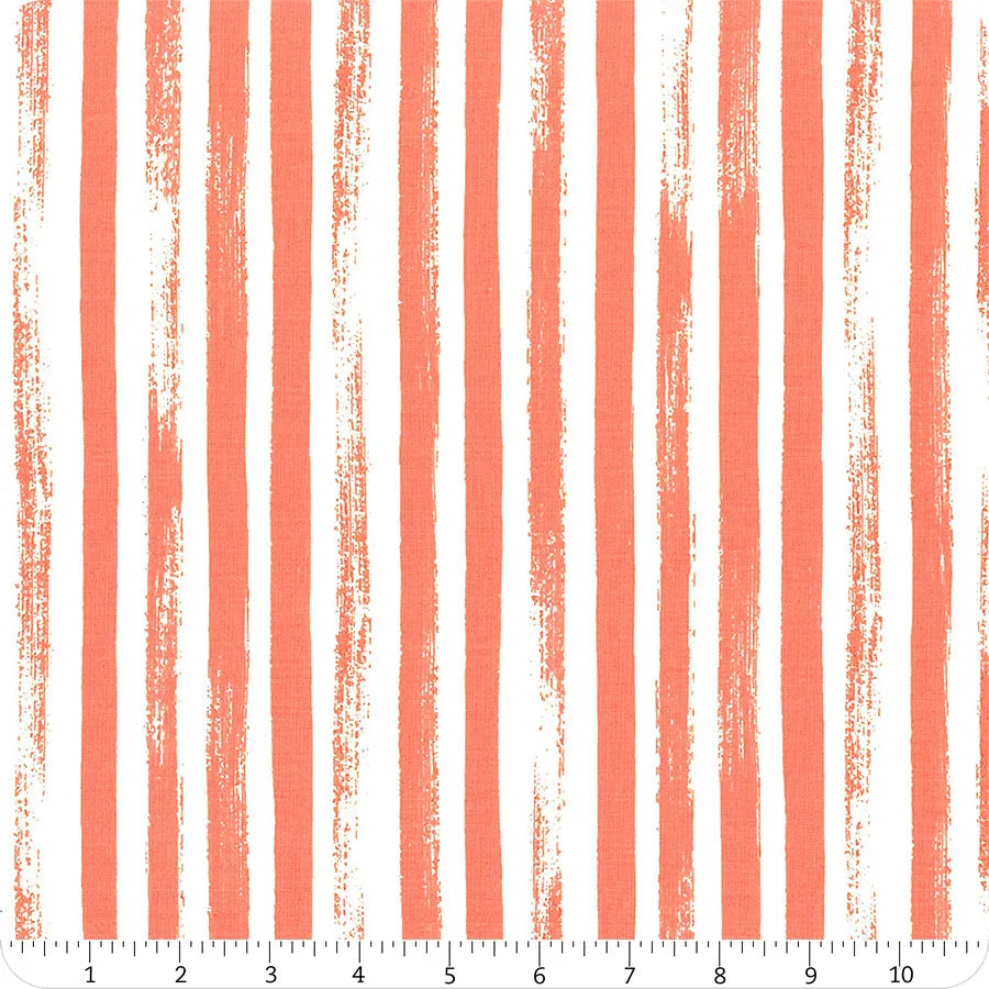 Zip - Stripe in Coral - RS1005 41 - Half Yard