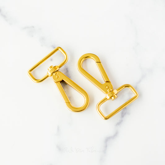 Pink Door Hardware - 1.5" Swivel - Matte Gold - 2 per Pkg. - PDF_GO15SW