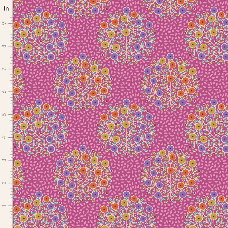 Pie in the Sky - Confetti in Cerise - 100484 - Half Yard