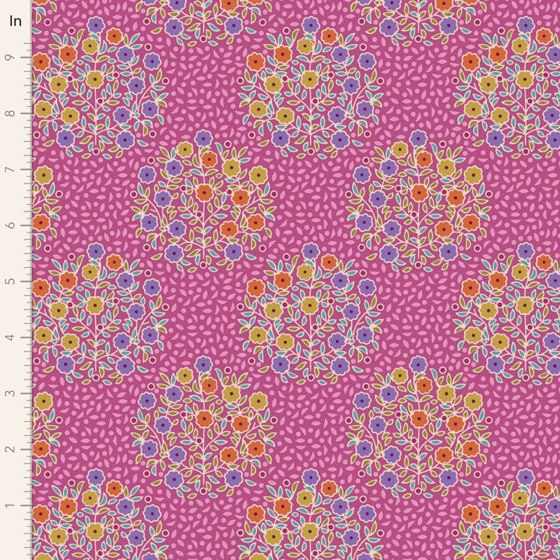 Pie in the Sky - Confetti in Cerise - 100484 - Half Yard