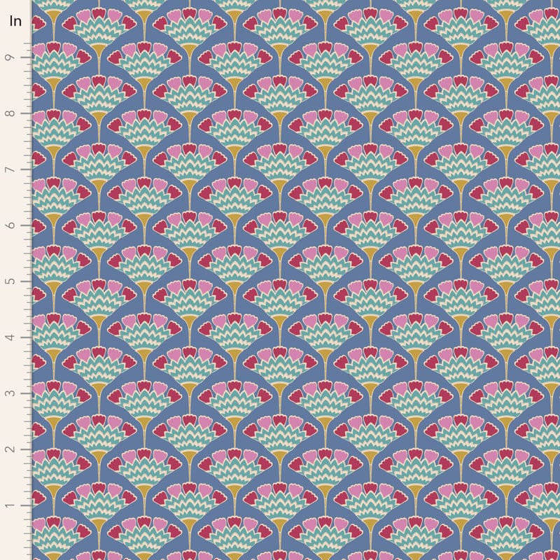 Pie in the Sky - Tasselflower in Blue - 100488 - Half Yard