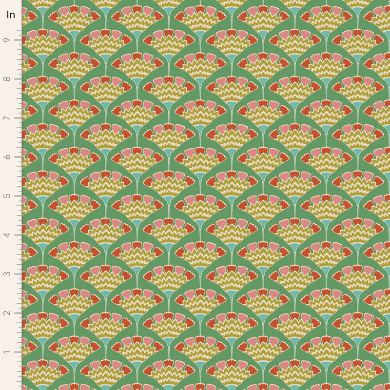 Pie in the Sky - Tasselflower in Green - 100497 - Half Yard