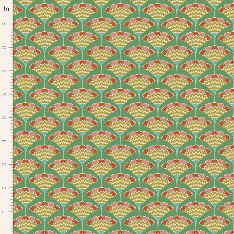 Pie in the Sky - Tasselflower in Green - 100497 - Half Yard