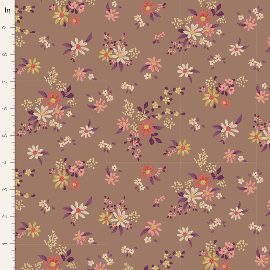 Chic Escape - Daisygarden in Taupe - 110054 - Half Yard