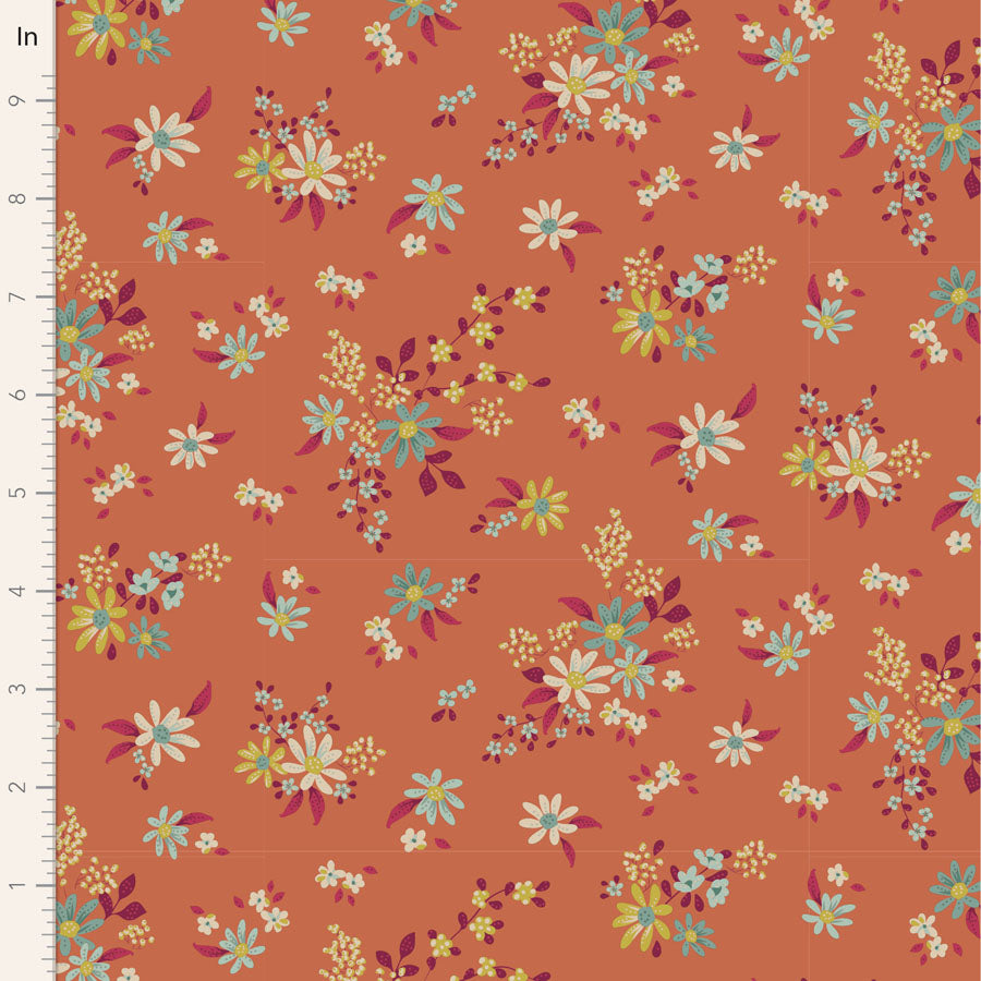 Chic Escape - Daisygarden in Ginger - 110056 - Half Yard