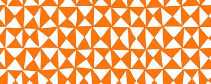 Halloween Night - Hourglass in Orange - 120-21319 - Half Yard