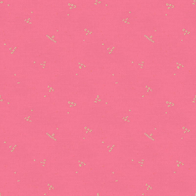 9 to 5 - Numbers - Lisa Flowers for PBS Fabrics - 120-22494 - Half Yard