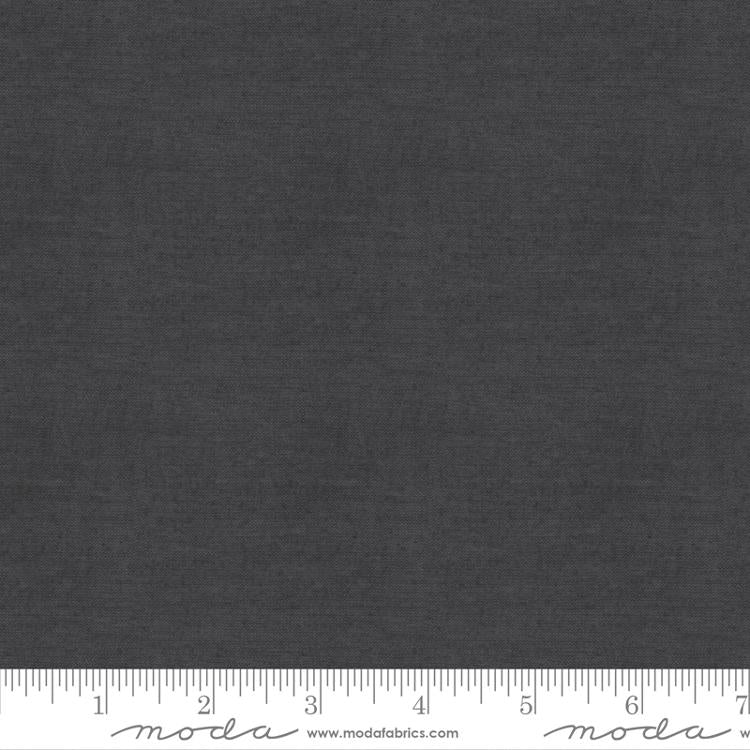 Cotton quilting fabric pattern called 'Crossweave in Charcoal'. Part of the 'Crossweave' fabric collection. Designed by Moda Fabrics for fabric company Moda Fabrics. SKU: 12216 28. 44-45 inch width.