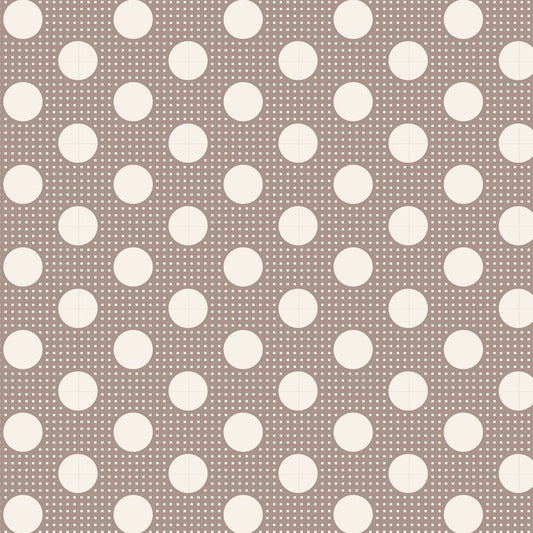 Cotton quilting fabric pattern called 'Medium Dots'. Part of the 'Tilda Medium Dots' fabric collection. Designed by Tilda Fabrics for fabric company Tilda Fabrics. SKU: 130012. 44-45 inch width.