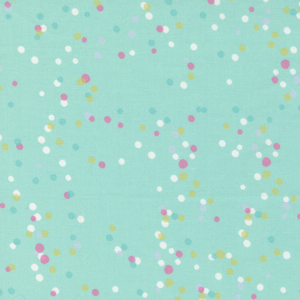 Soiree - Confetti Toss in Splash - Mara Penny for Moda Fabrics - 13377 20 - Half Yard