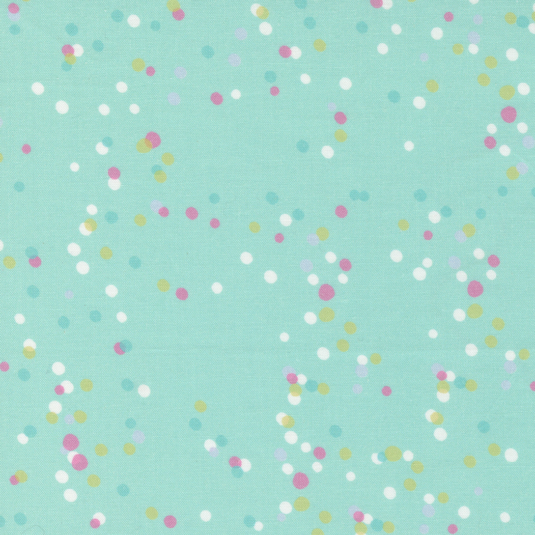 Soiree - Confetti Toss in Splash - Mara Penny for Moda Fabrics - 13377 20 - Half Yard