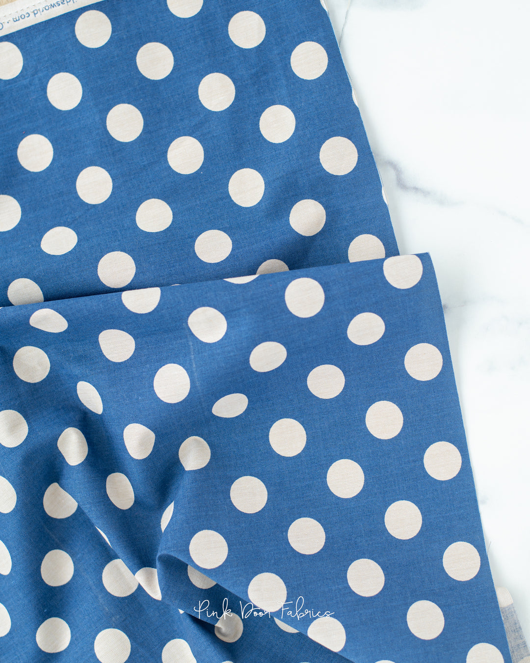 Chambray Dots - Denim - 160057 - Half Yard