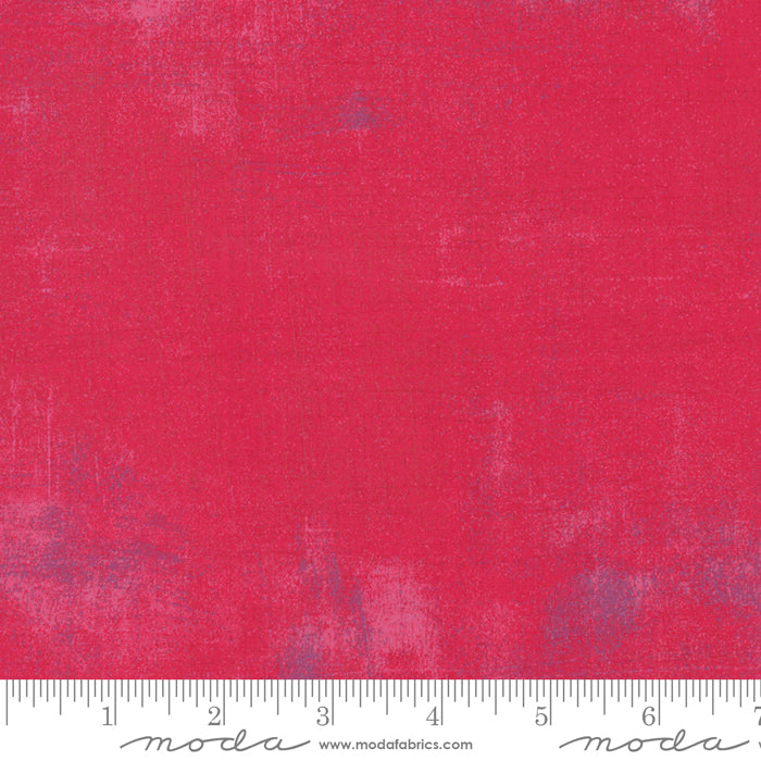 Grunge Basics - Grunge in Raspberry - Basic Grey for Moda - 30150 253 - Half Yard