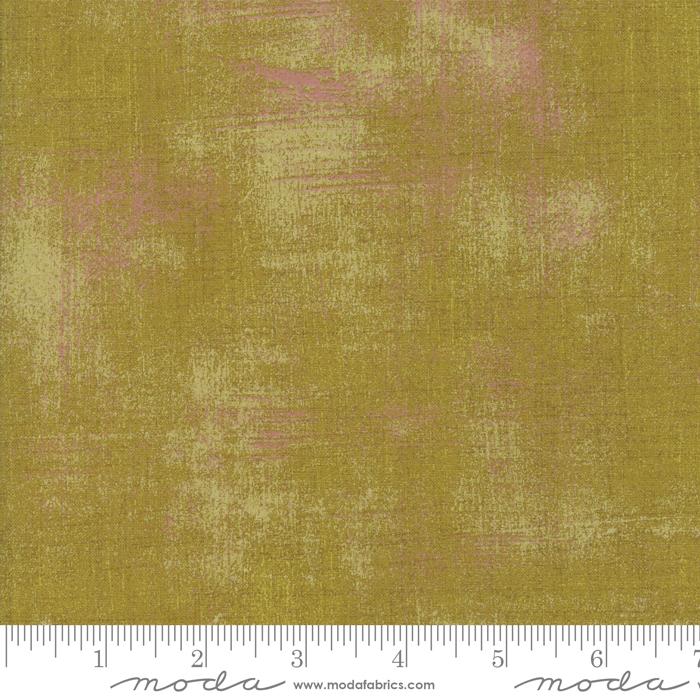 Cotton quilting fabric pattern called 'Grunge in Husk'. Part of the 'Grunge Basics' fabric collection. Designed by Basic Grey for fabric company Moda Fabrics. SKU: 30150 312. 44-45 inch width.