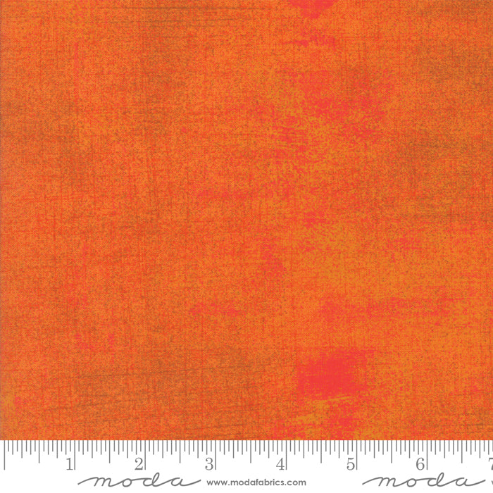 Grunge Basics - Grunge in Russett Orange - Basic Grey for Moda Fabrics - 30150 322 - Half Yard