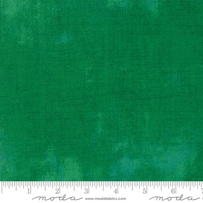 Cotton quilting fabric pattern called 'Grunge in Leprechaun'. Part of the 'Grunge Basics' fabric collection. Designed by Basic Grey for fabric company Moda Fabrics. SKU: 30150 390. 44-45 inch width.