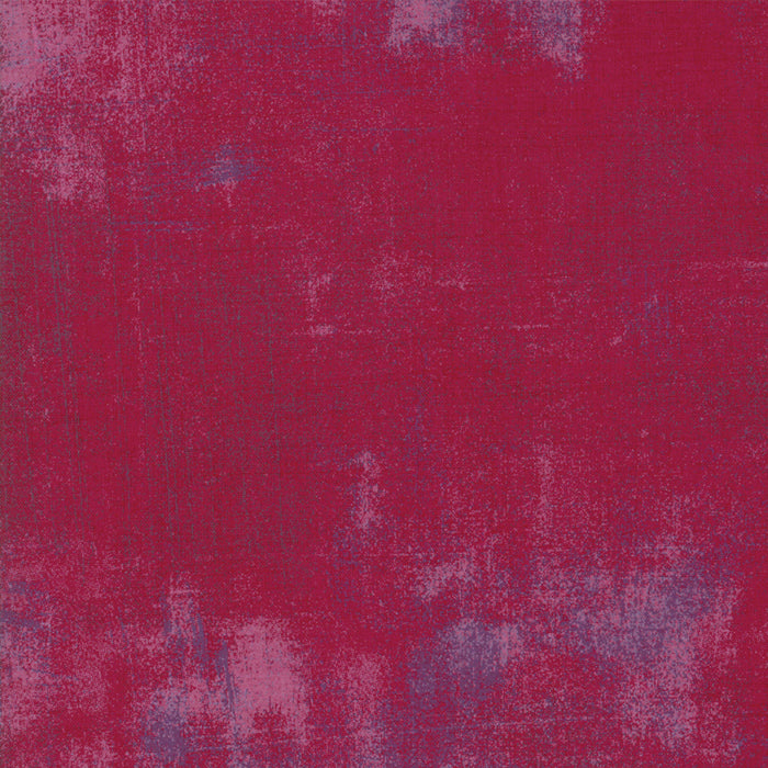 Cotton quilting fabric pattern called 'Grunge in Cordovan'. Part of the 'Grunge Basics' fabric collection. Designed by Basic Grey for fabric company Moda Fabrics. SKU: 30150 405. 44-45 inch width.