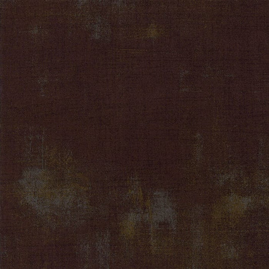 Cotton quilting fabric pattern called 'Grunge in Bison'. Part of the 'Grunge Basics' fabric collection. Designed by Basic Grey for fabric company Moda Fabrics. SKU: 30150-416. 44-45 inch width.