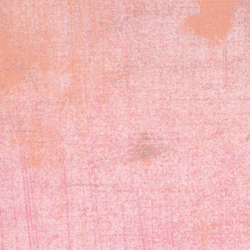 Cotton quilting fabric pattern called 'Grunge in Sweetie'. Part of the 'Grunge Basics' fabric collection. Designed by Basic Grey for fabric company Moda Fabrics. SKU: 30150 72. 44-45 inch width.
