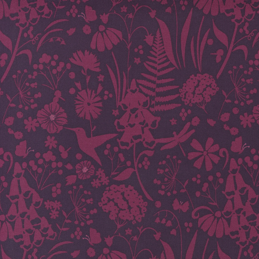 Wild Meadow - Meadow Stroll in Prune - 43132 17 - Half Yard