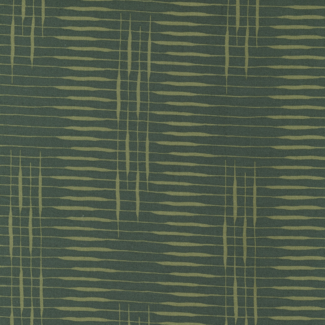 Slow Stroll - Cattail Crossing in Pine - Fancy That Design House & Co. for Moda Fabrics - 45545 25 - Half Yard
