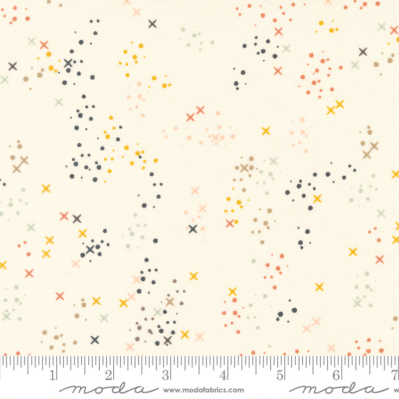 Dawn on the Prairie - Stitch Confetti in Unbleached - 45577 11 - Half Yard
