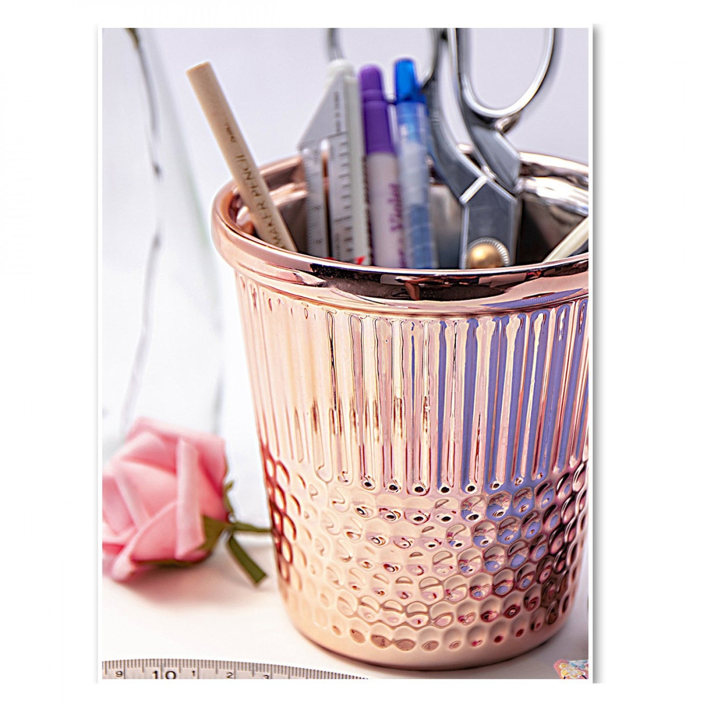 Thimble Craft Container - Rose Gold Finish - 4910THIMBLE
