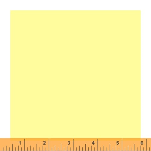 Cotton quilting fabric pattern called 'Sweet Cream'. Part of the 'Ruby and Bee Solids' fabric collection. Designed by Heather Ross for fabric company Andover Fabrics. SKU: 51583 30. 44-45 inch width.
