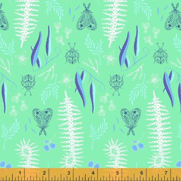 Tabanca - Maracas in Mint - Tamara Kate for Windham Fabrics - 52817-7 - Half Yard