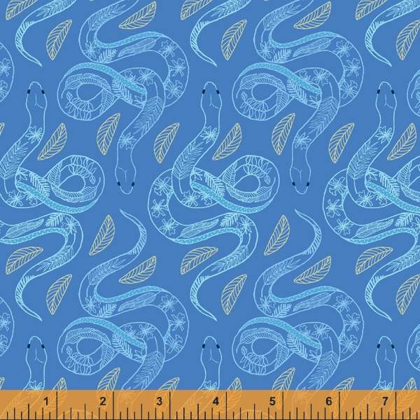 Tabanca - Mayaro in Blue - Tamara Kate for Windham Fabrics - 52818-9 - Half Yard