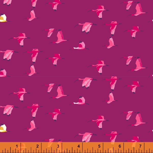 Tabanca - Caroni in Purple - Tamara Kate for Windham Fabrics - 52820-17 - Half Yard