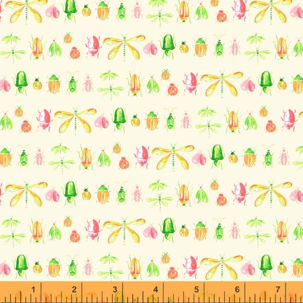 Tabanca - Gasparee in Light Yellow - Tamara Kate for Windham Fabrics - 52821-20 - Half Yard