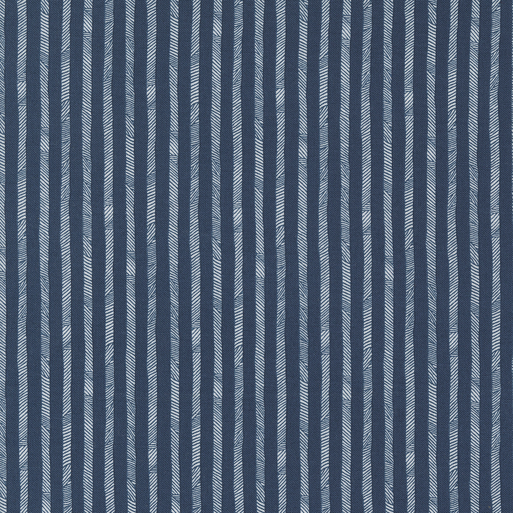 Stateside - Stripes in Navy - 55617 23 - Half Yard