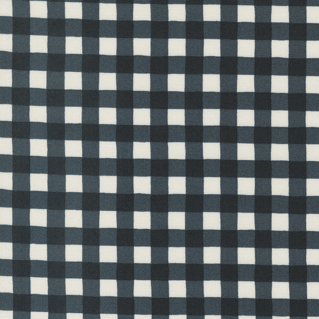 Holidays at Home - Farmhouse Gingham in Charcoal Black - 56078 13 - Half Yard