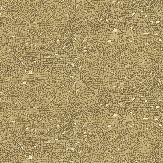 Cotton quilting fabric pattern called 'Devil's Arrow in Brown Hawker'. Part of the 'Sleuth' fabric collection. Designed by Giucy Giuce for fabric company Andover Fabrics. SKU: A-459-N1. 44-45 inch width.