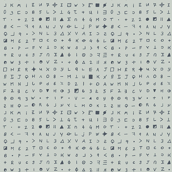 Sleuth - Cryptograph in Ash - A-459-C - Half Yard