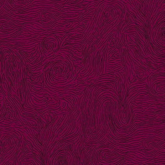 Cotton quilting fabric pattern called 'Whorls in Coagulated'. Part of the 'Sleuth' fabric collection. Designed by Giucy Giuce for fabric company Andover Fabrics. SKU: A-771-P. 44-45 inch width.